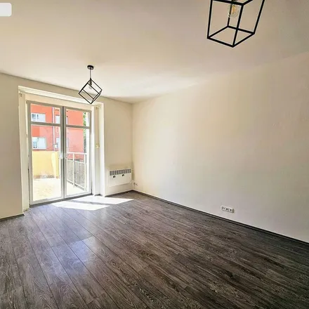Rent this 1 bed apartment on evangelický kostel in Lounských, 140 23 Prague