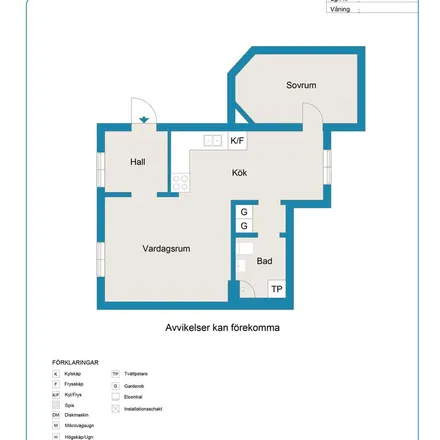 Rent this 2 bed apartment on Prästgatan in 571 32 Nässjö, Sweden