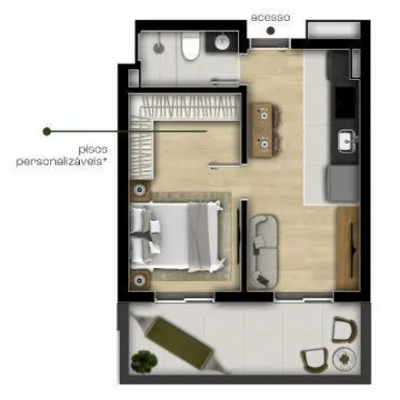 Buy this 2 bed apartment on Rua 29 de Junho 554 in Tingui, Curitiba - PR