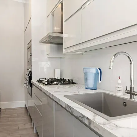 Rent this studio apartment on London in W14 0DU, United Kingdom