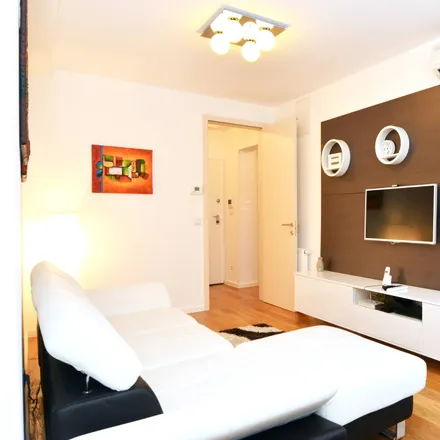 Rent this 3 bed apartment on Ljekarna Sv. Kuzma i Damijan in Trnjanska cesta 63, 10000 City of Zagreb