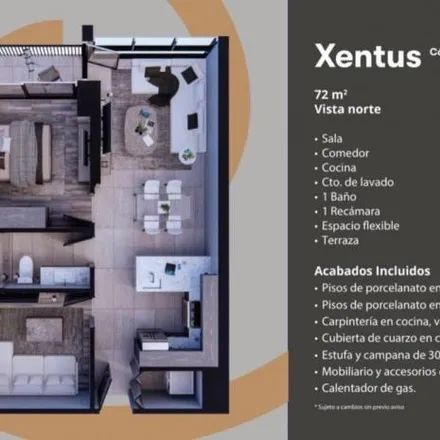 Buy this 1 bed apartment on A. Joffe Industries in S.A. De C.V., Boulevard Cuauhtémoc Sur