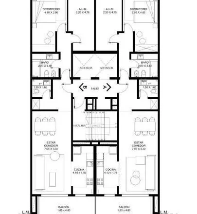 Buy this 2 bed apartment on Avenida 51 429 in Partido de La Plata, 1900 La Plata