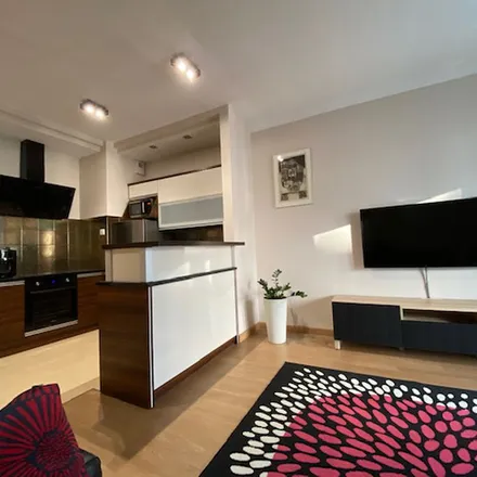 Rent this 1 bed apartment on Sienna in 00-121 Warsaw, Poland