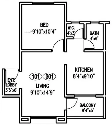 Buy this 1 bed apartment on unnamed road in Kalewadi, Pimpri-Chinchwad - 431027