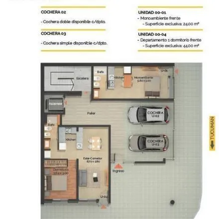 Buy this 2 bed apartment on Ricchieri 404 in Alberto Olmedo, Rosario