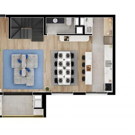 Buy this 3 bed apartment on Rua Joaquim Nabuco 530 in Tingui, Curitiba - PR