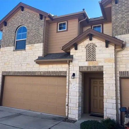 Rent this 3 bed townhouse on 3999 Sandy Brook Drive in Round Rock, TX 78664