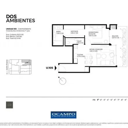 Buy this 1 bed apartment on Julián Álvarez 1247 in Palermo, C1414 BAB Buenos Aires