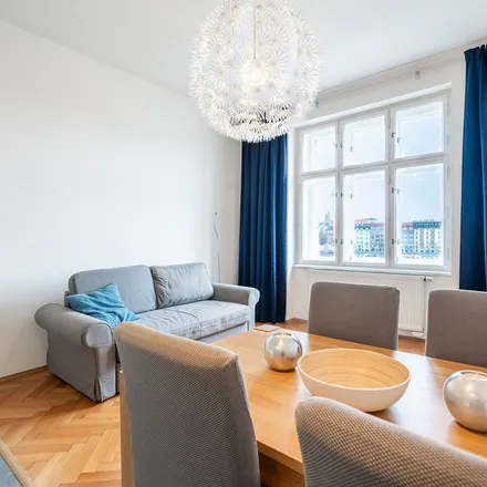 Rent this 1 bed apartment on Hořejší nábřeží 1714/13 in 150 00 Prague, Czechia
