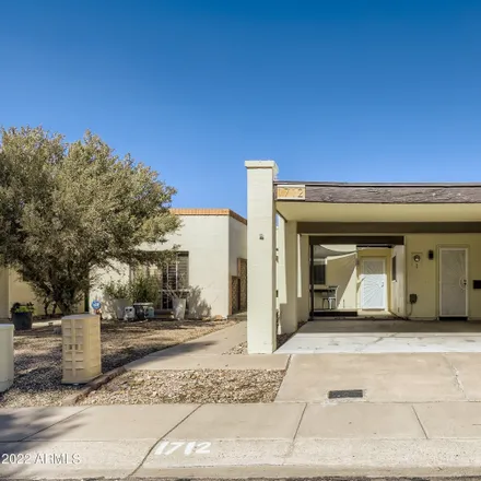 Buy this 2 bed townhouse on 1712 East Penny Drive in Tempe, AZ 85282