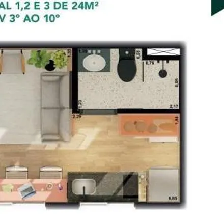 Buy this 1 bed apartment on Rua Dona Júlia in Vila Mariana, São Paulo - SP