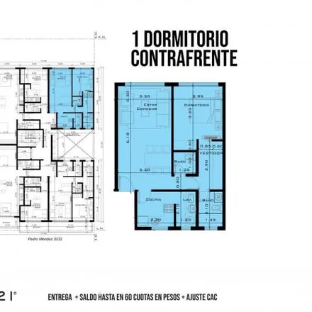 Buy this 1 bed apartment on Inefable Man II in Pedro Méndez 2040, Delegacion Municipal Villa Urquiza