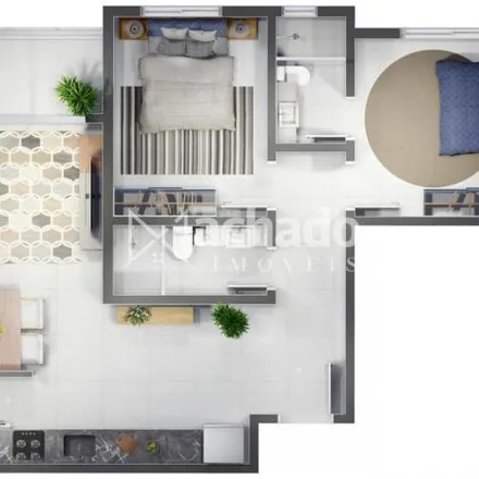 Buy this 2 bed apartment on Residencial Vivant in Rua Riachuelo 341, Sede