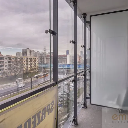 Rent this 1 bed apartment on Marcina Kasprzaka in 01-234 Warsaw, Poland