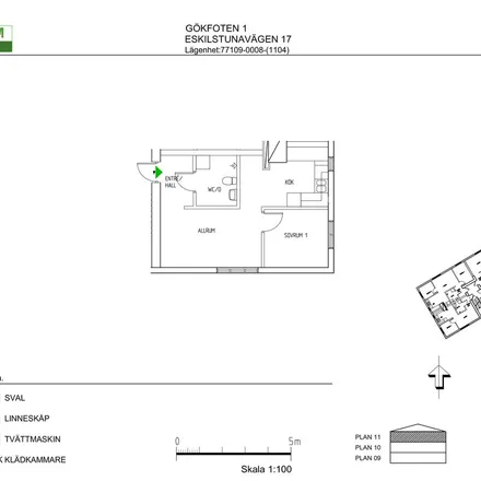 Rent this 2 bed apartment on Gökstensskolan in Gökstensgatan, 644 30 Torshälla