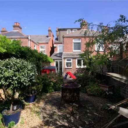 Rent this 3 bed townhouse on 121 Winchester Road in Romsey, SO51 8JF