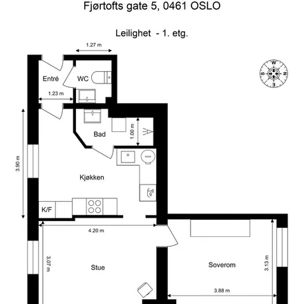 Image 2 - Fjørtofts gate 5, 0461 Oslo, Norway - Apartment for rent