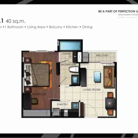 Rent this 1 bed apartment on Daisy Dream in 12/8, Soi Sukhumvit 33