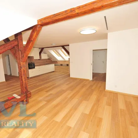 Rent this 4 bed apartment on Vinotéka Na Hybešce in Hybešova 24, 659 37 Brno