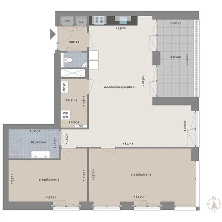 Rent this 1 bed apartment on Lodewijk Napoleonlaan 18C in 5616 BB Eindhoven, Netherlands