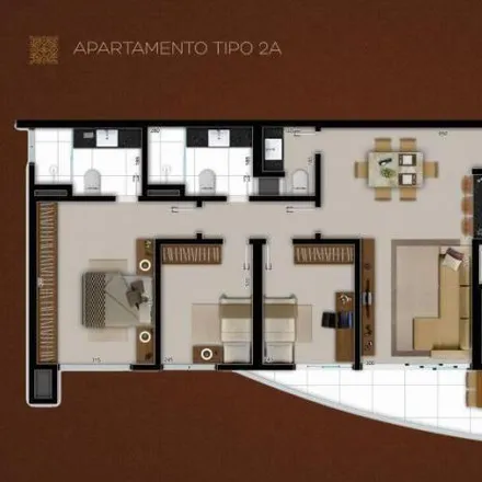 Buy this 3 bed apartment on Rua Canadá 551 in Bacacheri, Curitiba - PR