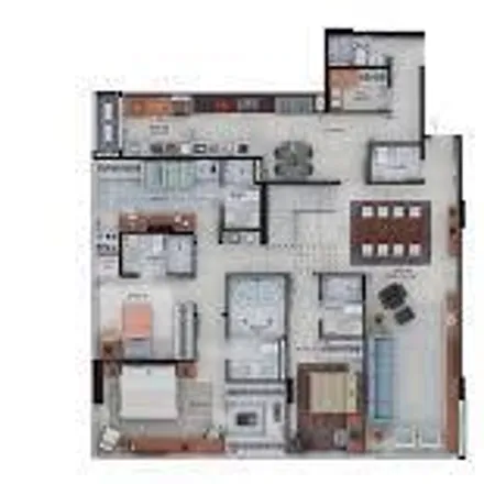 Buy this 4 bed apartment on Bloco C - Edifício Via Prestige in SQNW 107, Setor Noroeste