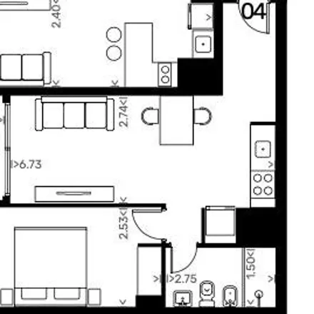 Buy this 2 bed apartment on Martín García 2086 in 11800 Montevideo, Uruguay