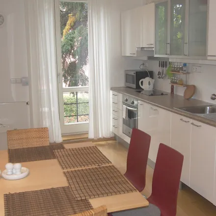 Rent this 1 bed apartment on Kosatcová 1300/2 in 106 00 Prague, Czechia