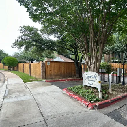 Rent this 2 bed townhouse on 7635 Guadalupe St.