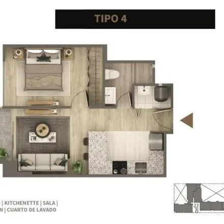 Buy this 1 bed apartment on Salaverry Avenue 2999 in San Isidro, Lima Metropolitan Area 15076