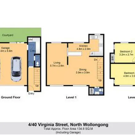 Image 1 - Metro, 46 Virginia Street, North Wollongong NSW 2500, Australia - Townhouse for rent