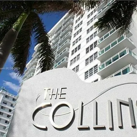 Rent this 1 bed condo on 6917 Collins Ave Apt 726 in Miami Beach, Florida