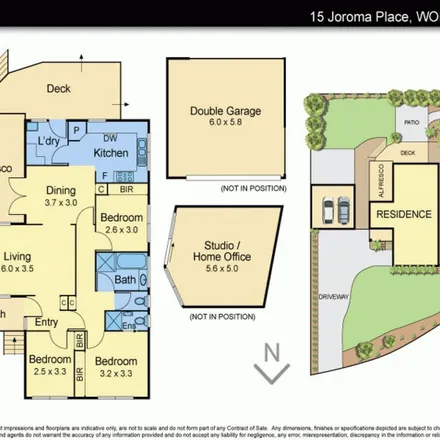 Rent this 3 bed apartment on 13 Joroma Place in Wonga Park VIC 3115, Australia