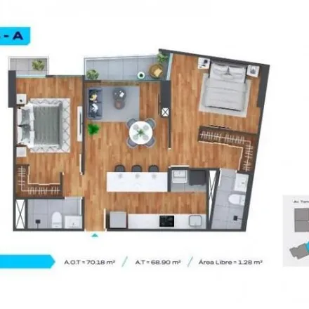 Buy this 2 bed apartment on Avenida de Tomás Marsano in Miraflores, Lima Metropolitan Area 15038