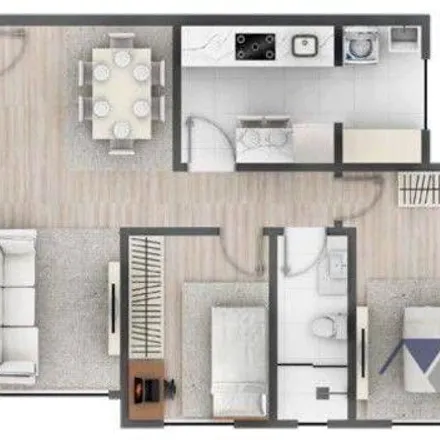 Buy this 2 bed apartment on Rua São Francisco de Assis in Pioneiros Catarinenses, Cascavel - PR