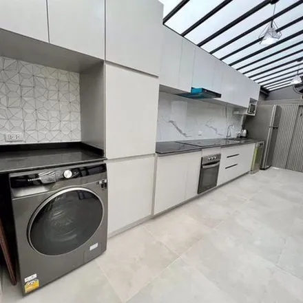 Rent this 3 bed apartment on The connect up3 soi1 in Wang Thonglang District, Bangkok 10310