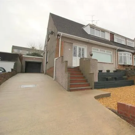 Rent this 3 bed duplex on Treharne Drive in Pen-y-fai, CF31 4NT