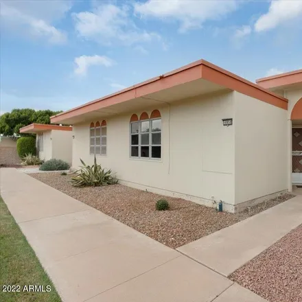 Buy this 1 bed townhouse on 10950 West Coggins Drive in Sun City, AZ 85351