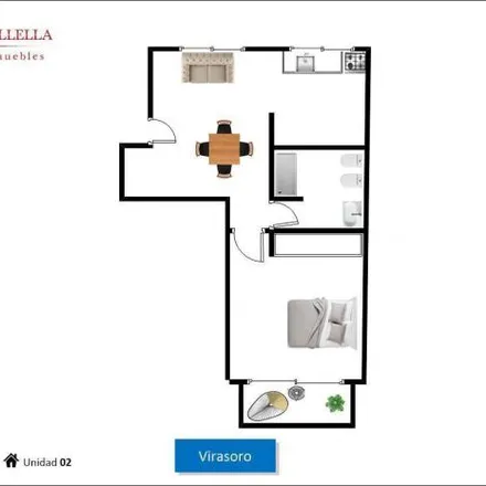 Buy this 1 bed apartment on Benjamín Virasoro 1521 in España y Hospitales, Rosario
