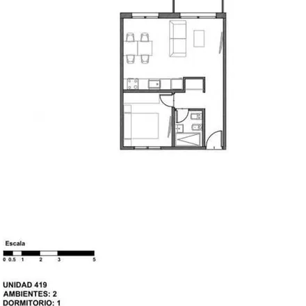 Rent this 1 bed apartment on 129 - Rafaela 3572 in Partido de Tres de Febrero, B1702 CHT Ciudadela