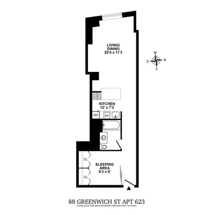 Rent this 1 bed apartment on Greenwich Club Residences in 88 Greenwich Street, New York