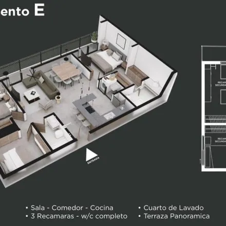 Buy this studio apartment on Calle 3a. Zona in Caracol, 64820 Monterrey