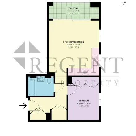 Image 3 - Shieldex Limited, 354-356 Edgware Road, London, W2 1EB, United Kingdom - Apartment for rent