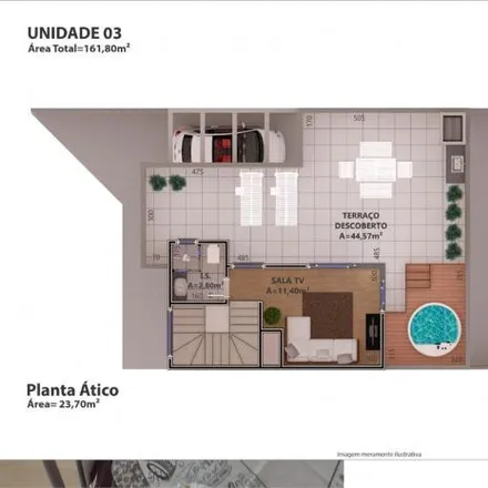 Buy this 3 bed house on Rua Samuel Cézar 1514 in Água Verde, Curitiba - PR