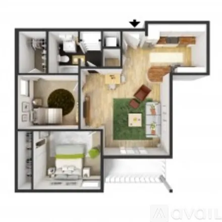Image 4 - 1000 Oakcrest St, Unit 211 - Apartment for rent