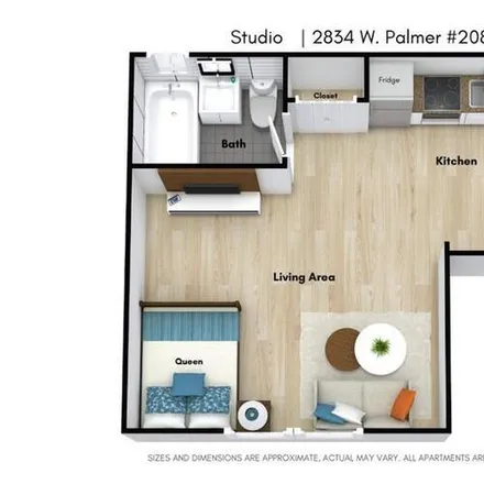 Rent this studio apartment on 2420 N Kedzie Blvd