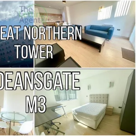 Rent this 2 bed apartment on Great Northern Tower in Great Northern Square, Manchester