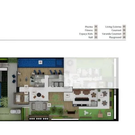 Buy this 3 bed apartment on Alameda Prudente de Moraes 129 in Mercês, Curitiba - PR