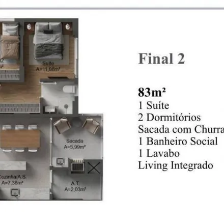 Buy this 3 bed apartment on Rua Uruguai in Fazenda, Itajaí - SC